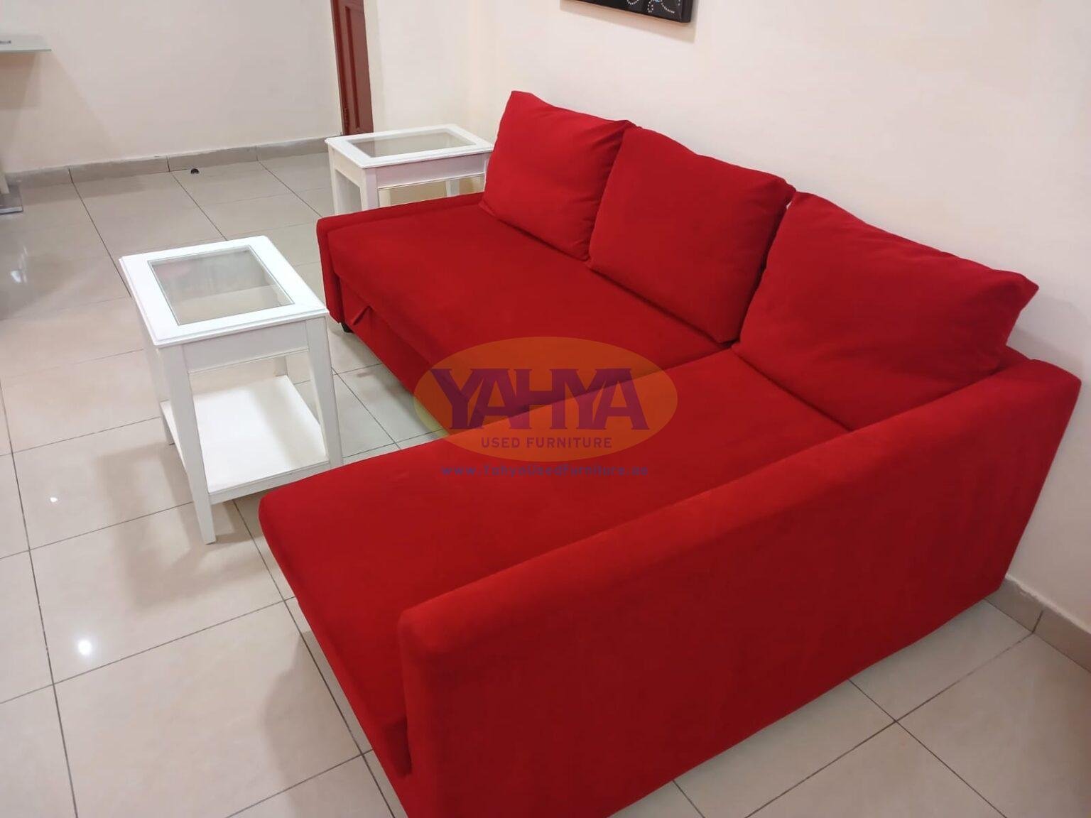 FRIHETEN Corner sofabed with storage, Hyllie red From IKEA • Yahya