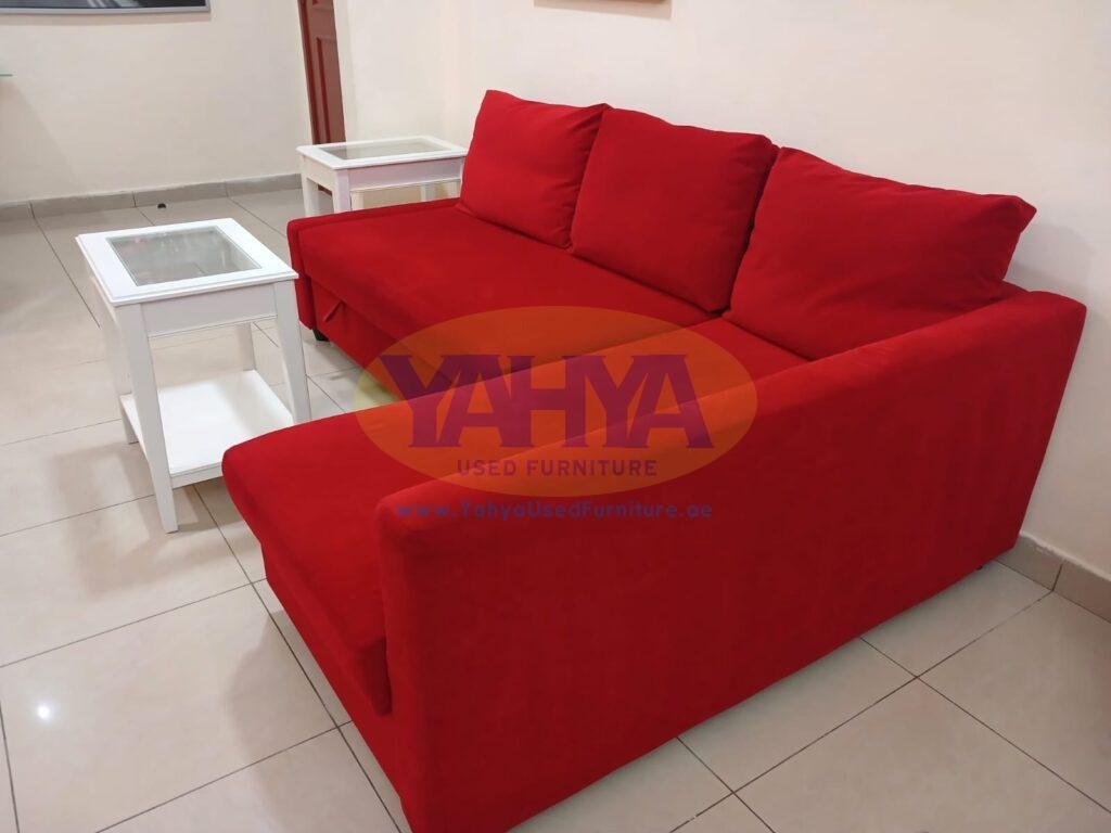 FRIHETEN Corner sofabed with storage, Hyllie red From IKEA • Yahya