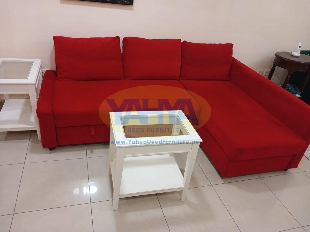 FRIHETEN Corner sofabed with storage, Hyllie red From IKEA • Yahya