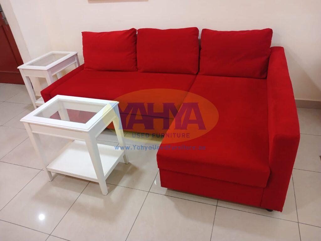 FRIHETEN Corner sofabed with storage, Hyllie red From IKEA • Yahya