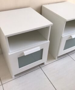 BRIMNES Bedside table, white From IKEA - Image 2