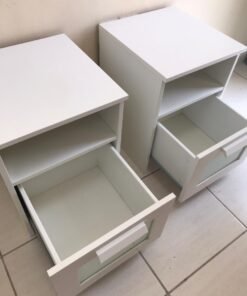 BRIMNES Bedside table, white From IKEA - Image 5