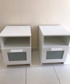 BRIMNES Bedside table, white From IKEA - Image 6