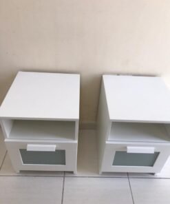 BRIMNES Bedside table, white From IKEA - Image 7