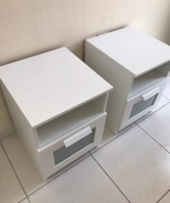 BRIMNES Bedside table, white From IKEA - Image 9