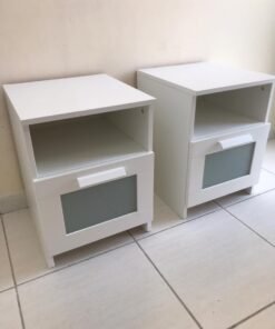 BRIMNES Bedside table, white From IKEA - Image 12