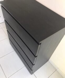 MALM Chest of 4 drawers, black brown IKEA - Image 13