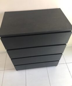 MALM Chest of 4 drawers, black brown IKEA - Image 16