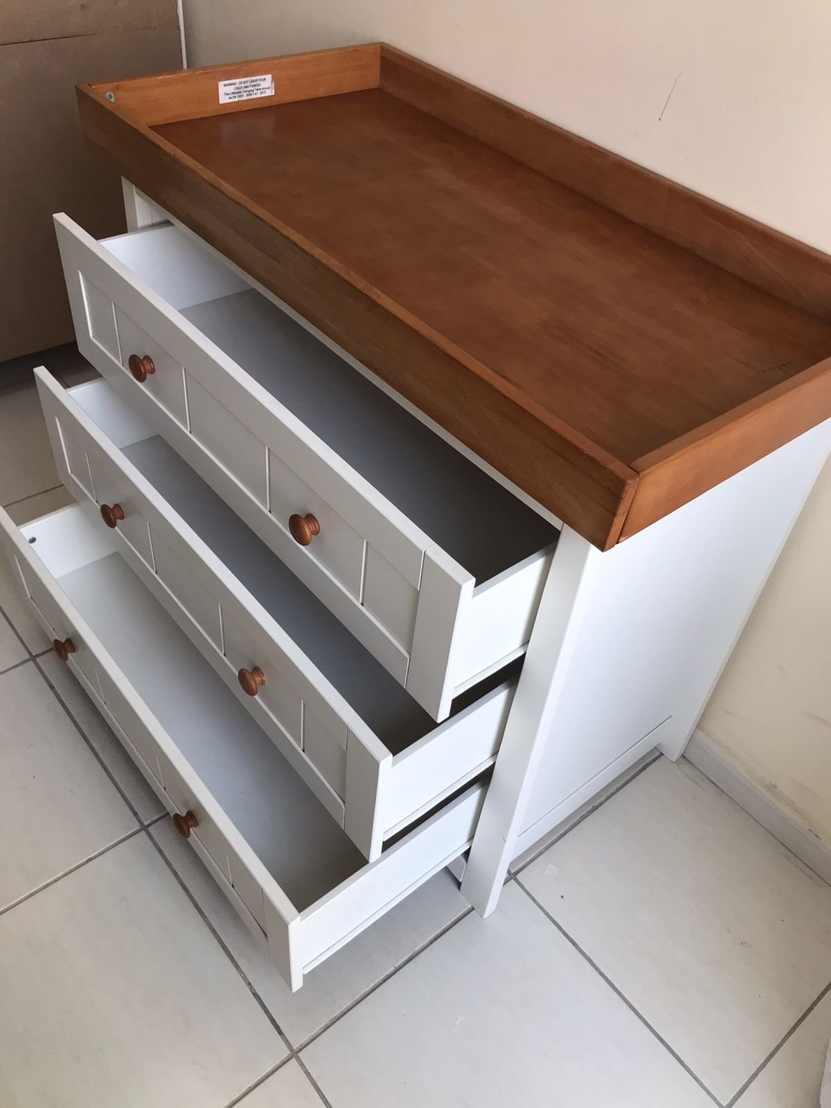 Chest of drawers changing table for children's room from MAMAS & PAPAS - Image 9