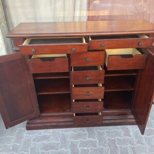 Natural wood buffet