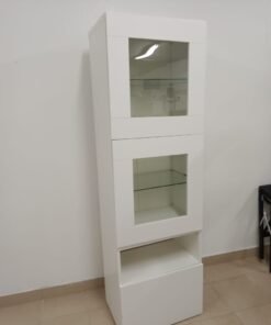 Storage combination w glass doors