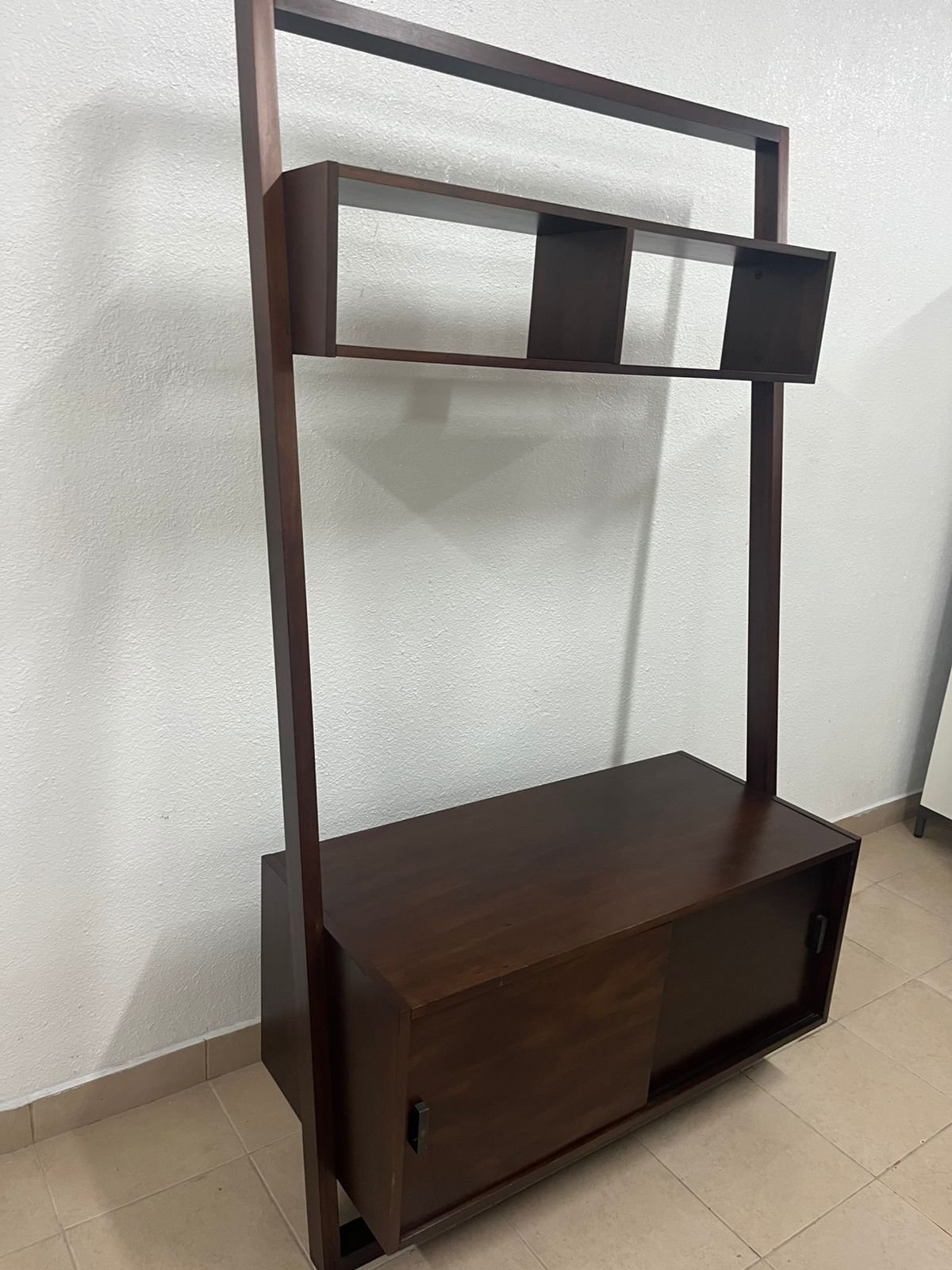 Crate & Barrel Sloane Leaning Media Stand - Image 5