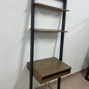 LPD Copenhagen Black and Oak Ladder Desk