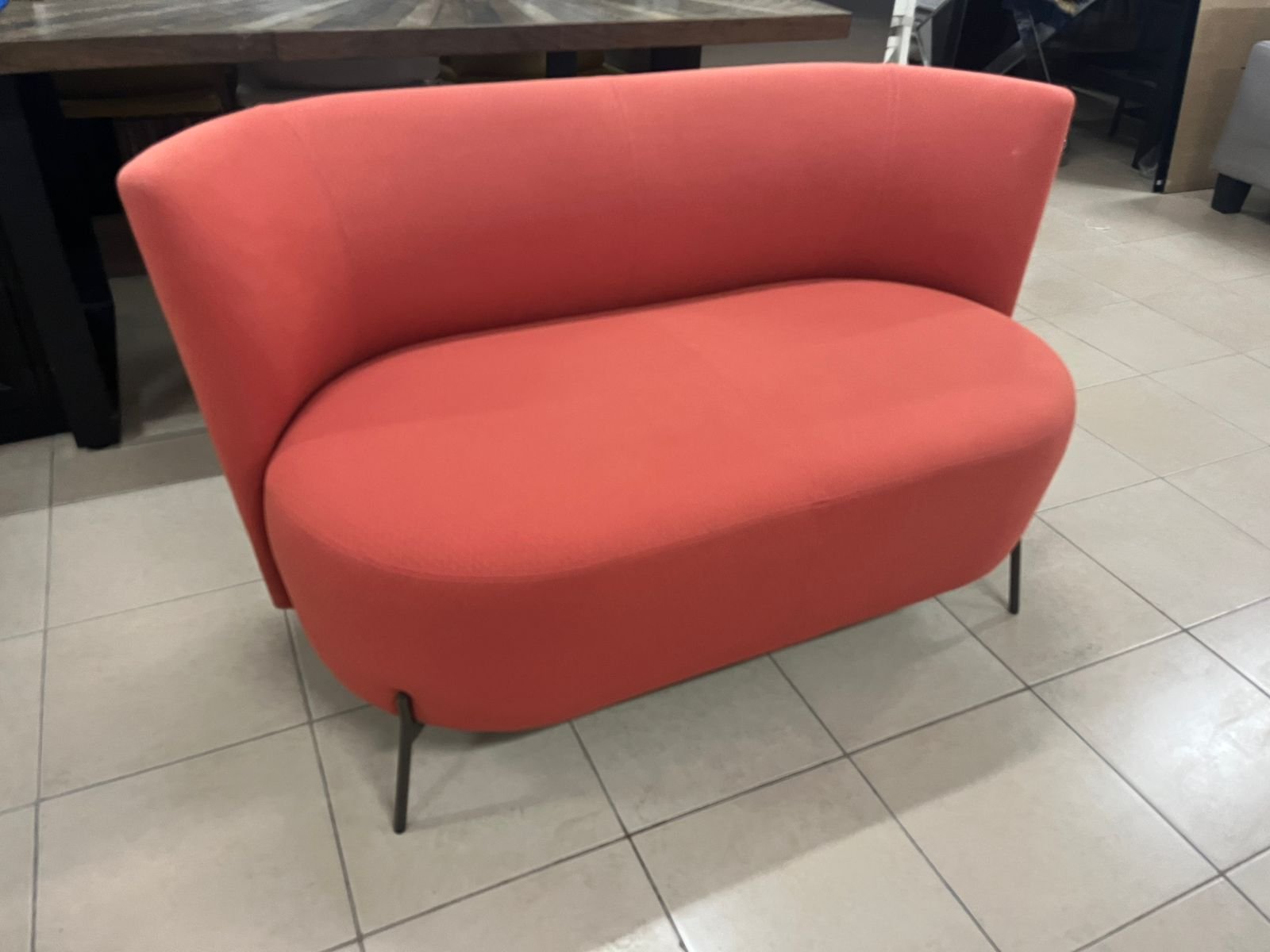 Orange sofa