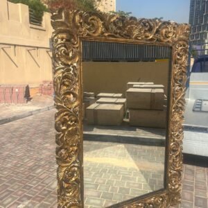 Mirror with decoration