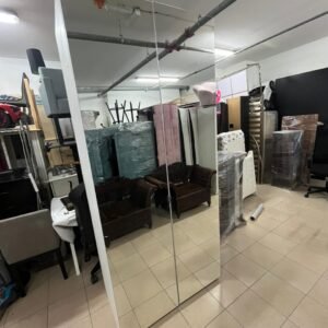 Wardrobe with mirror
