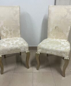 Two fabric chairs