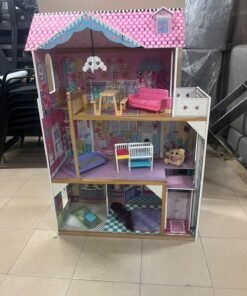 Wooden playhouse for girls