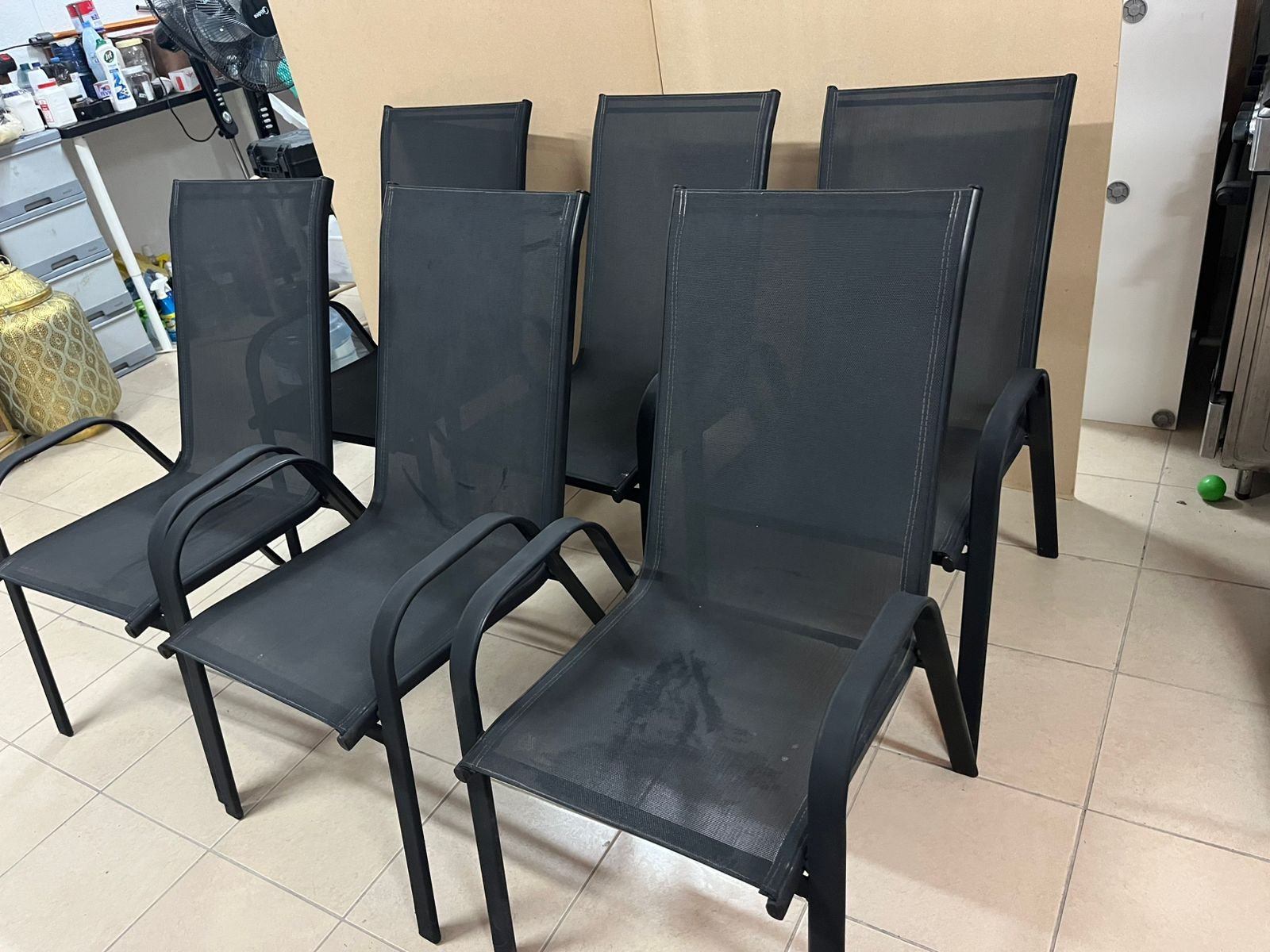 6 garden chairs from Home Centre - Image 10