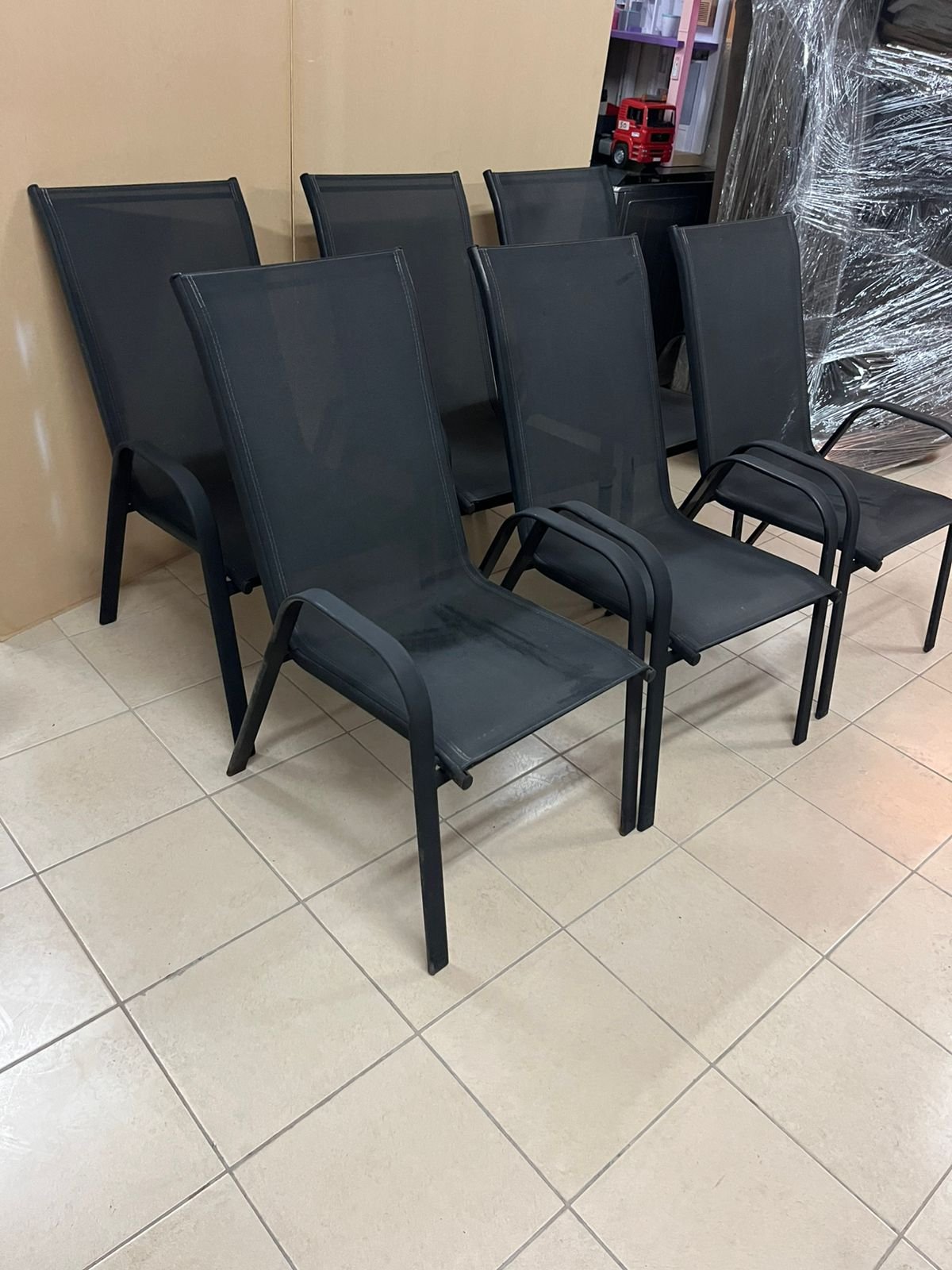 6 garden chairs from Home Centre
