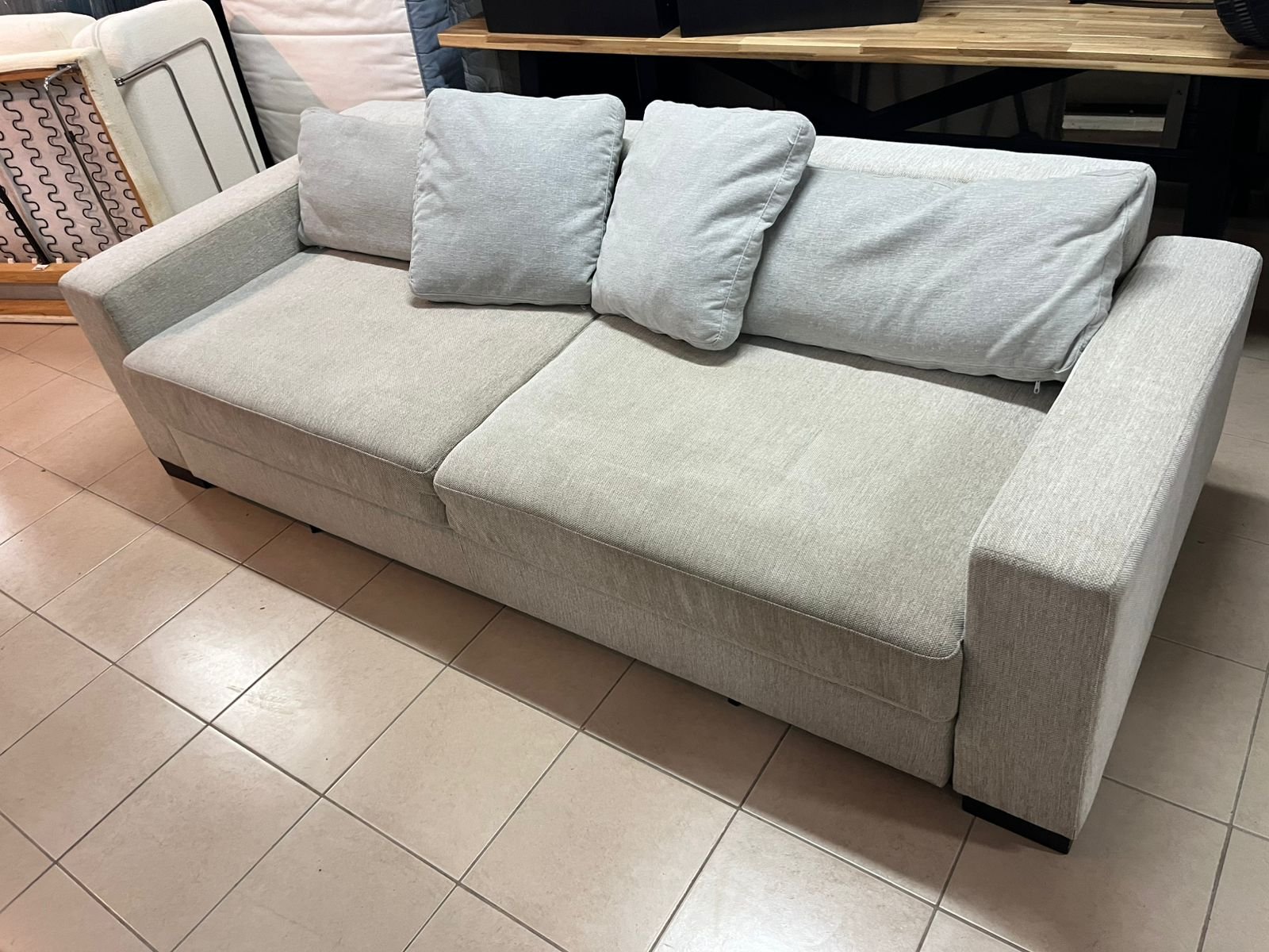 Sofa with hand from Home Centre - Image 2