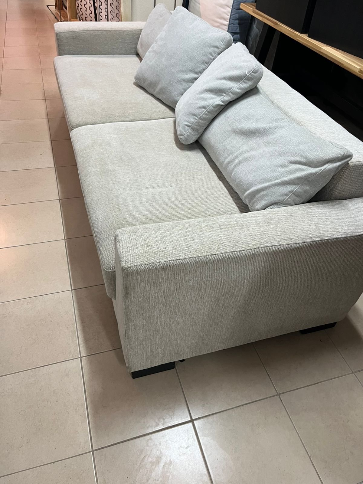 Sofa with hand from Home Centre - Image 4