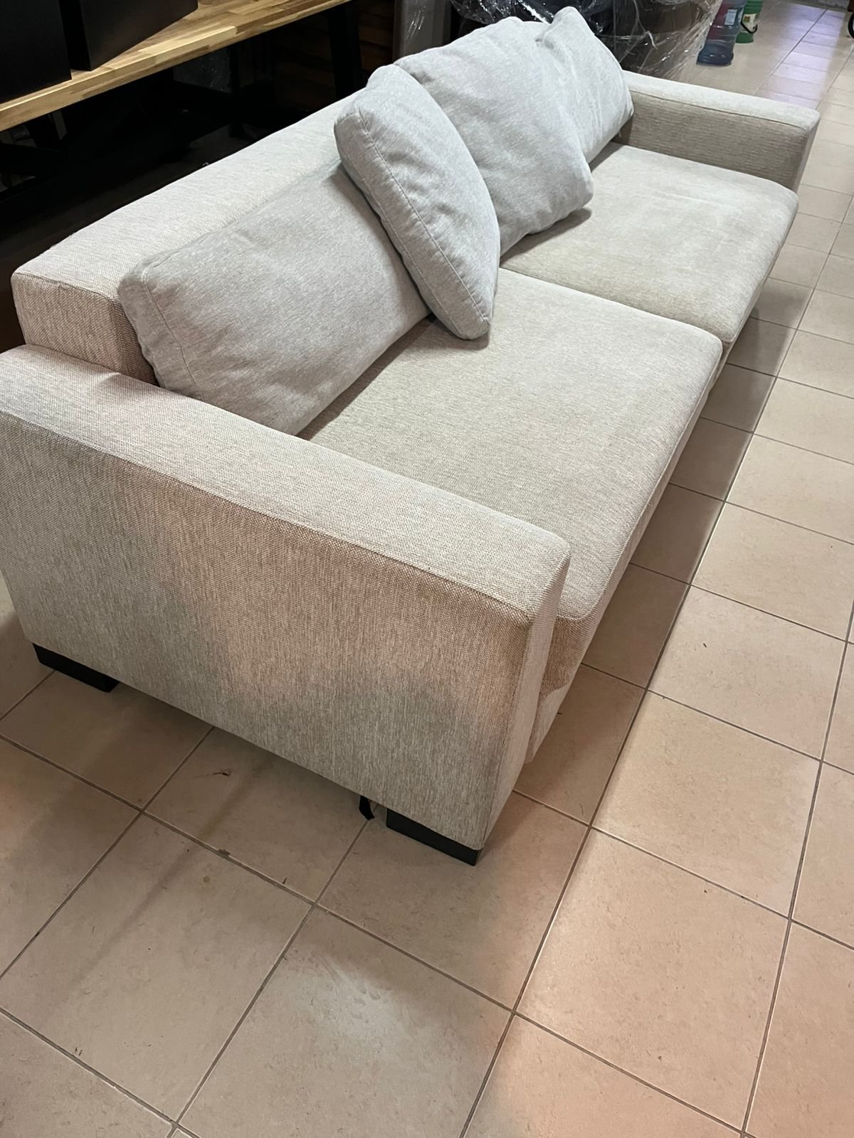 Sofa with hand from Home Centre - Image 5