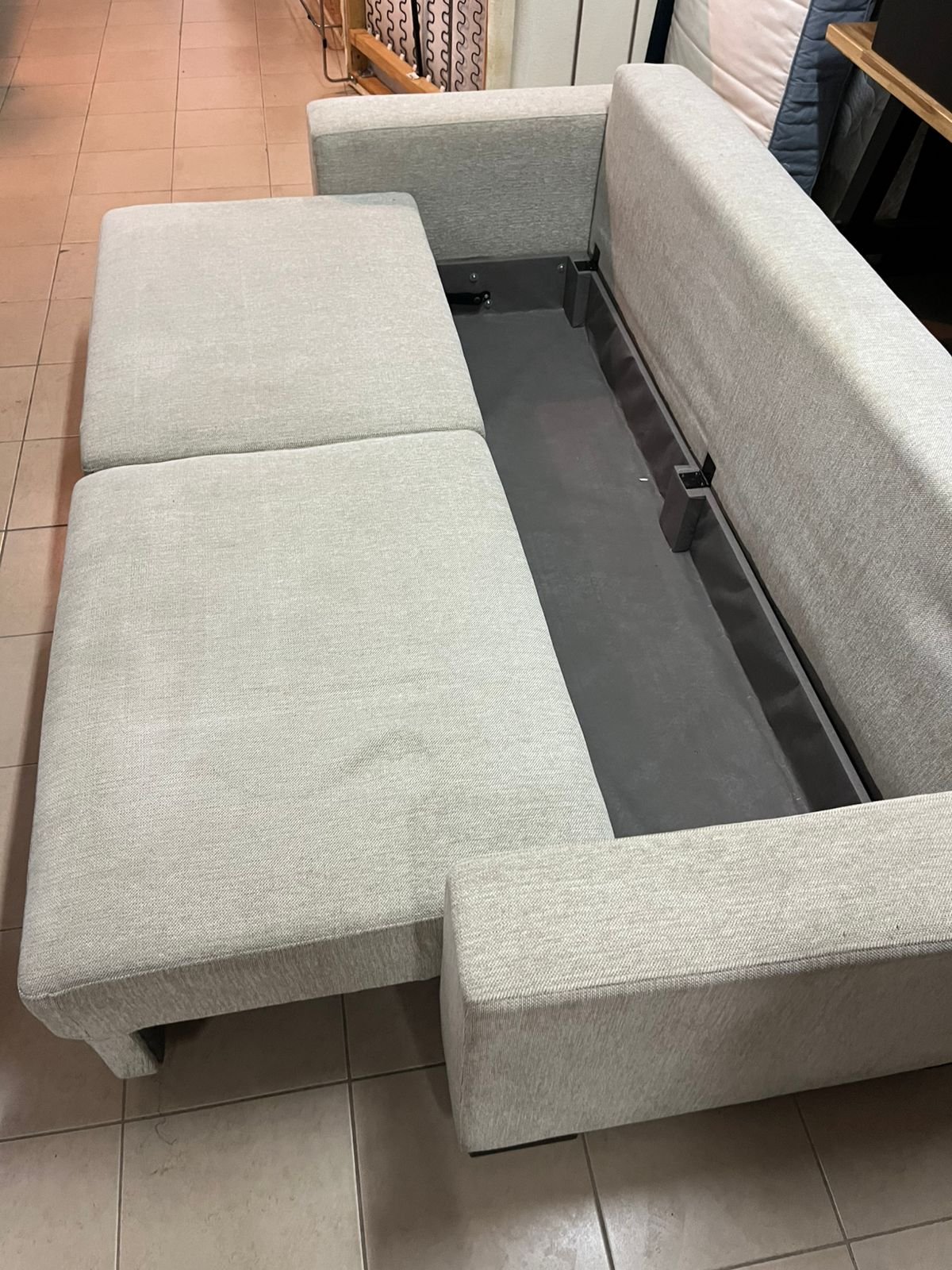 Sofa with hand from Home Centre - Image 9