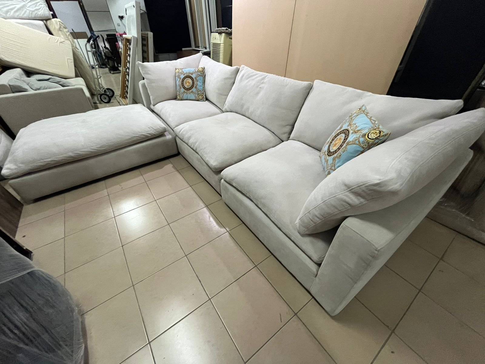 A sofa made of ostrich feathers, perfect for relaxing. - Image 3