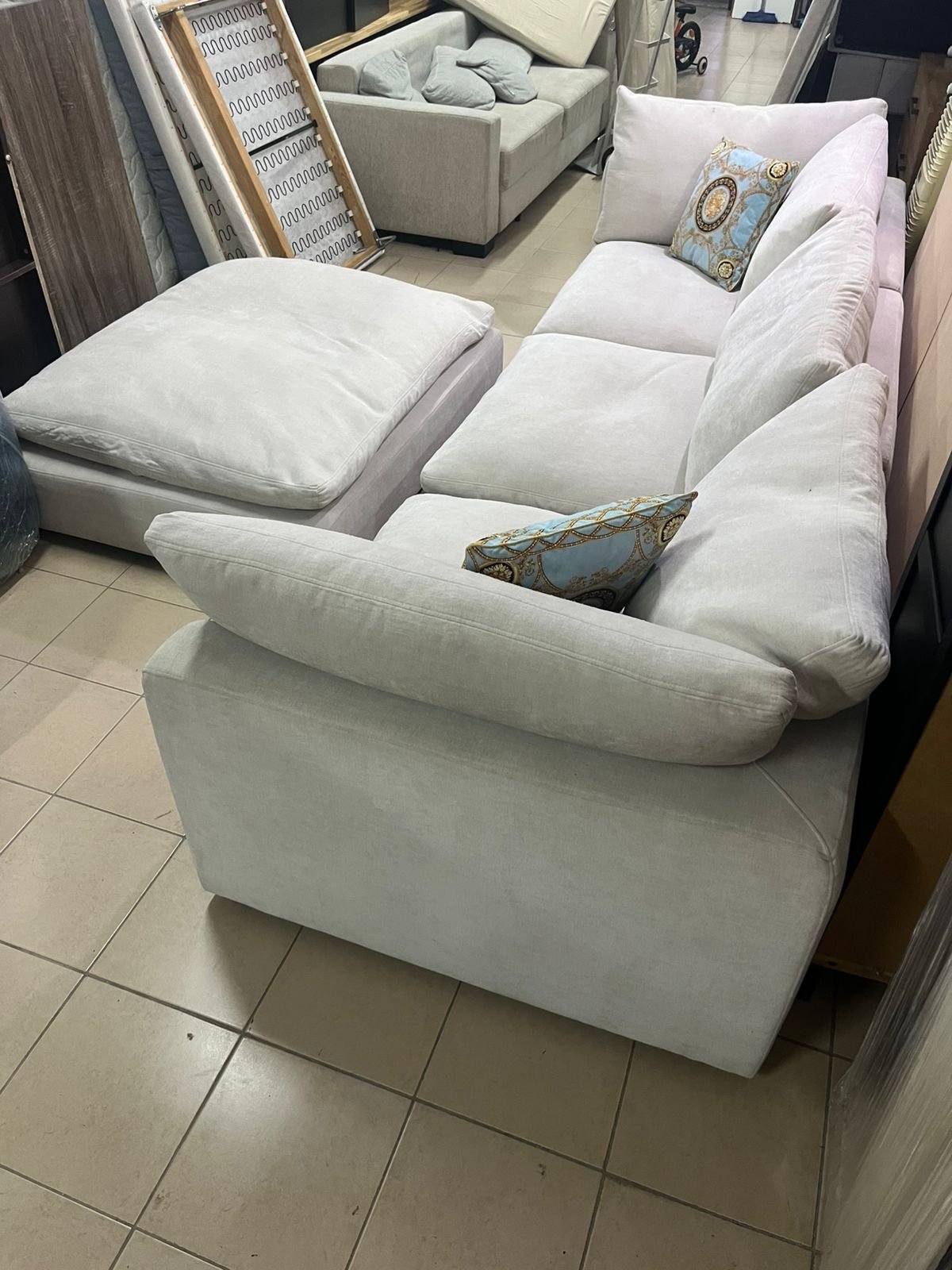 A sofa made of ostrich feathers, perfect for relaxing. - Image 10