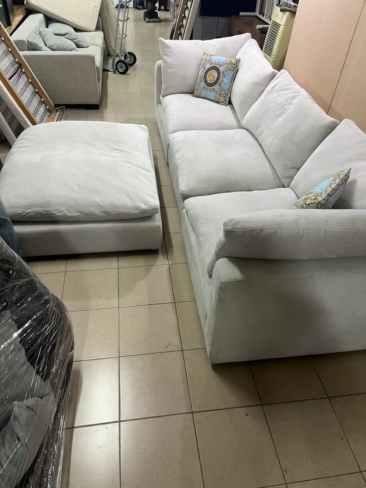 A sofa made of ostrich feathers, perfect for relaxing. - Image 11