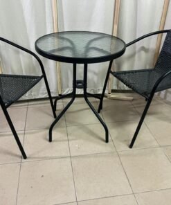 Two chairs and a table