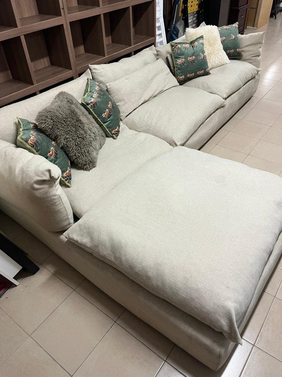 Feather sofa from Home Centre