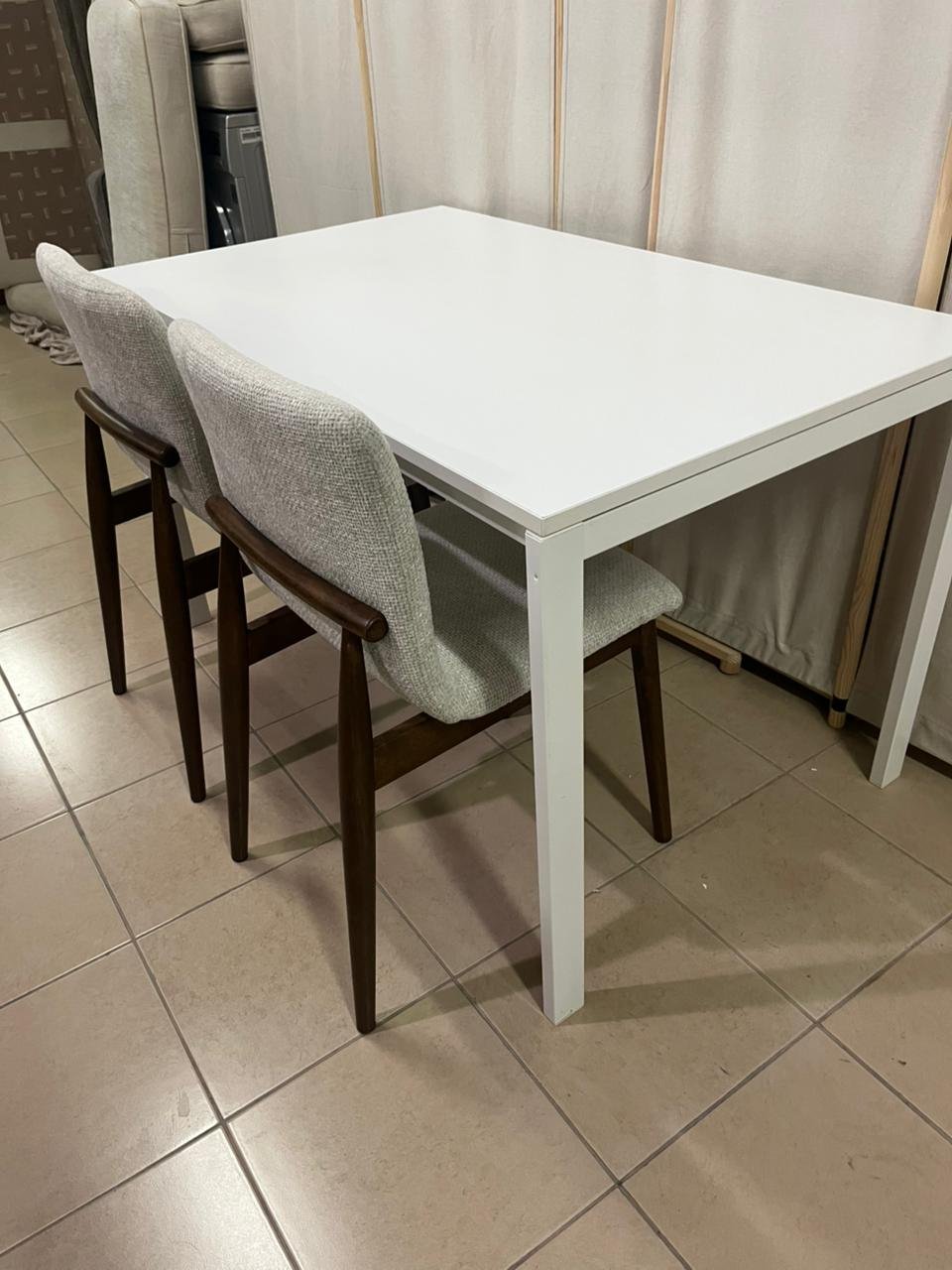 Dining table with two chairs - Image 6