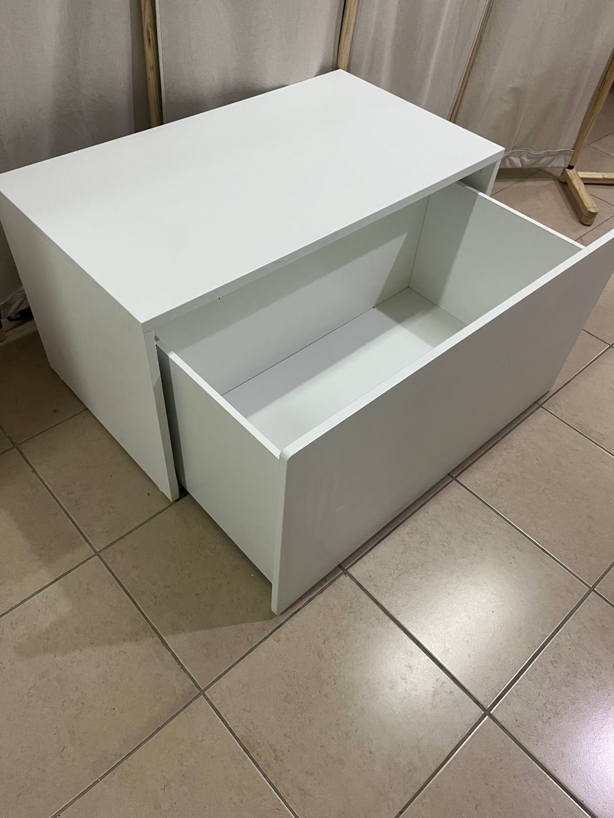 SMÅSTAD Bench with toy storage, white from IKEA