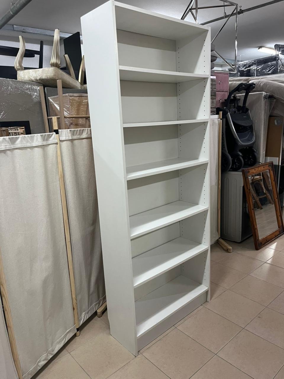 BILLY Bookcase, White, 80x28x202 cm - Image 3