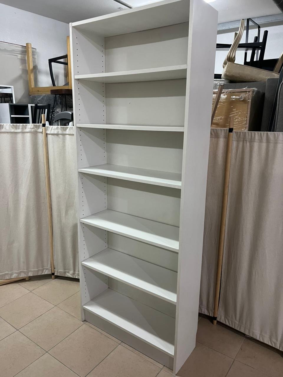 BILLY Bookcase, White, 80x28x202 cm - Image 5