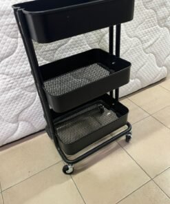 Trolley, black, 28x38x61 cm from IKEA