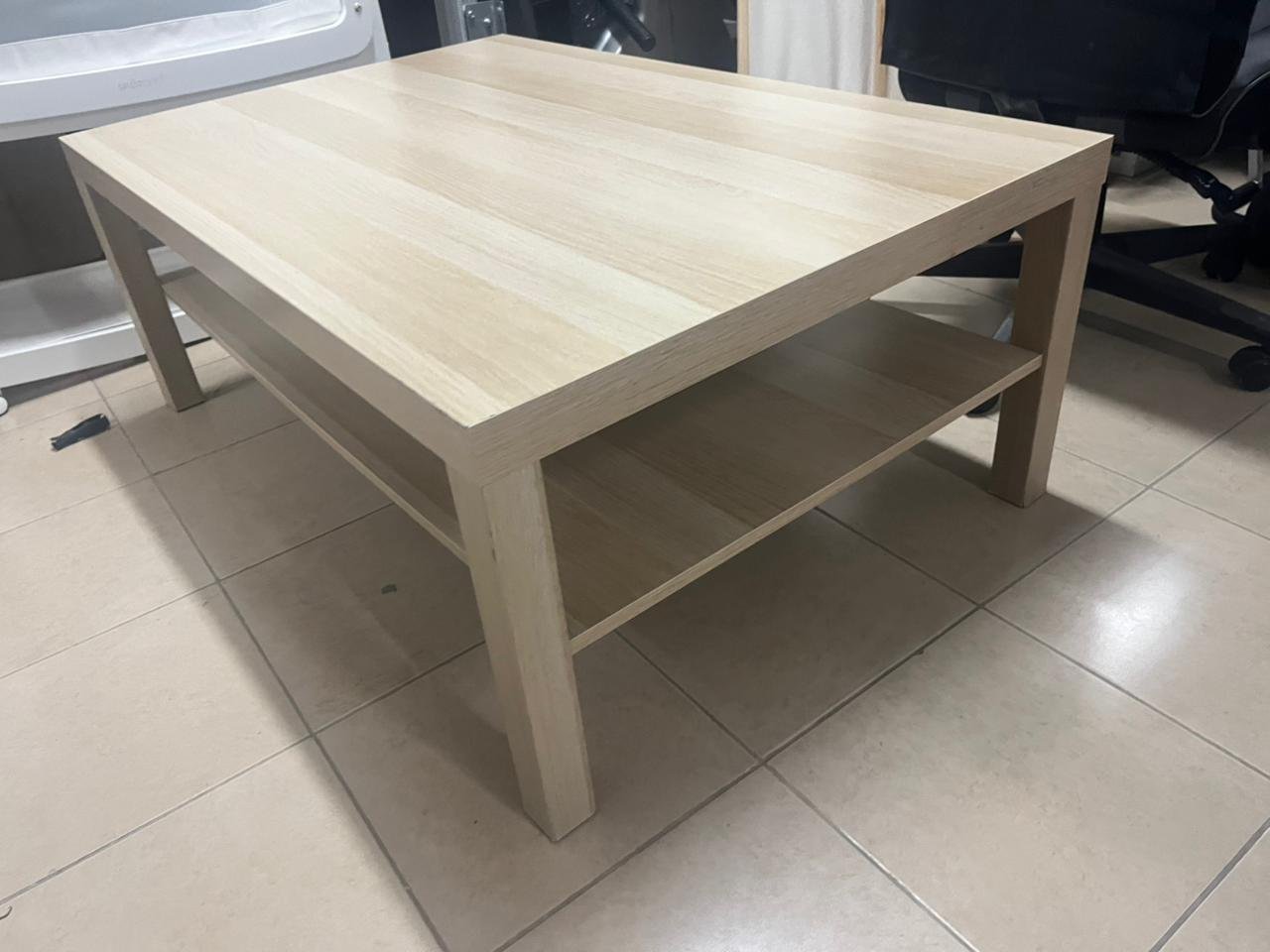 LACK Coffee table, white stained oak effect, 118x78 cm