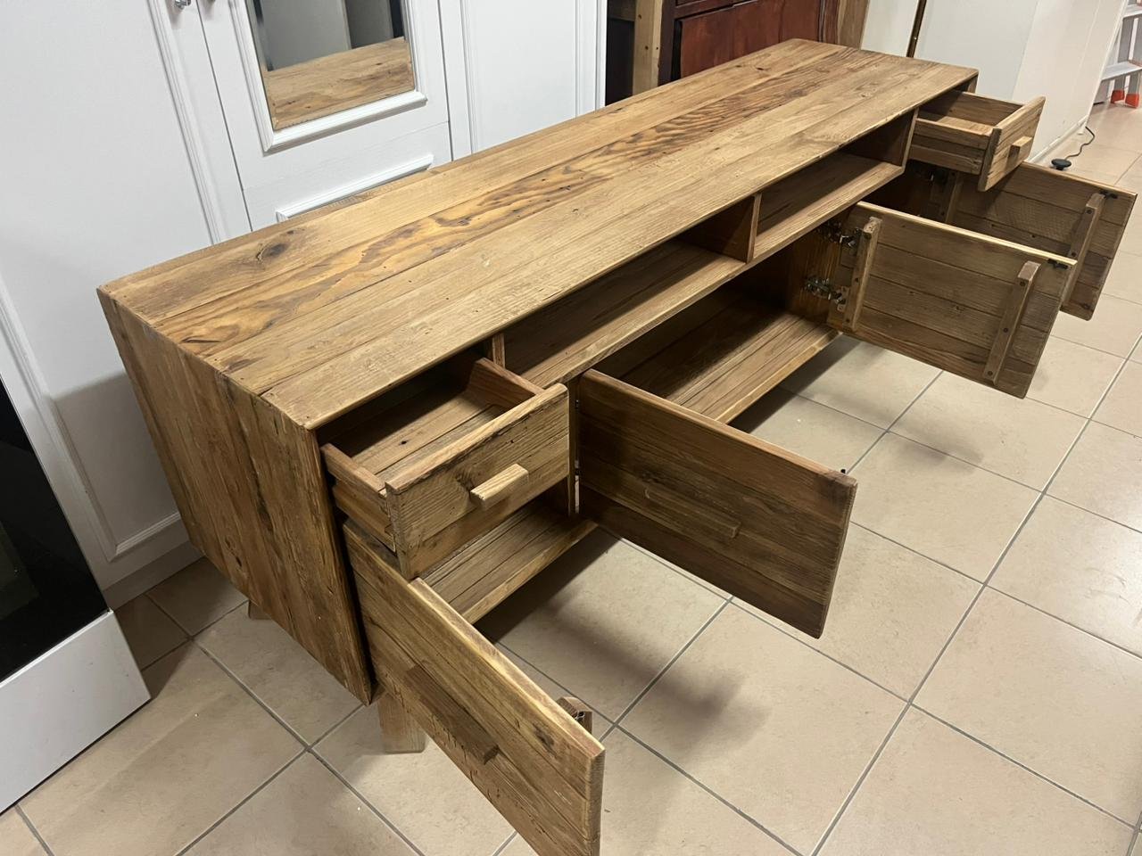 Dandou Entertainment Unit 2 Draw 4 Door from homeward - Image 5