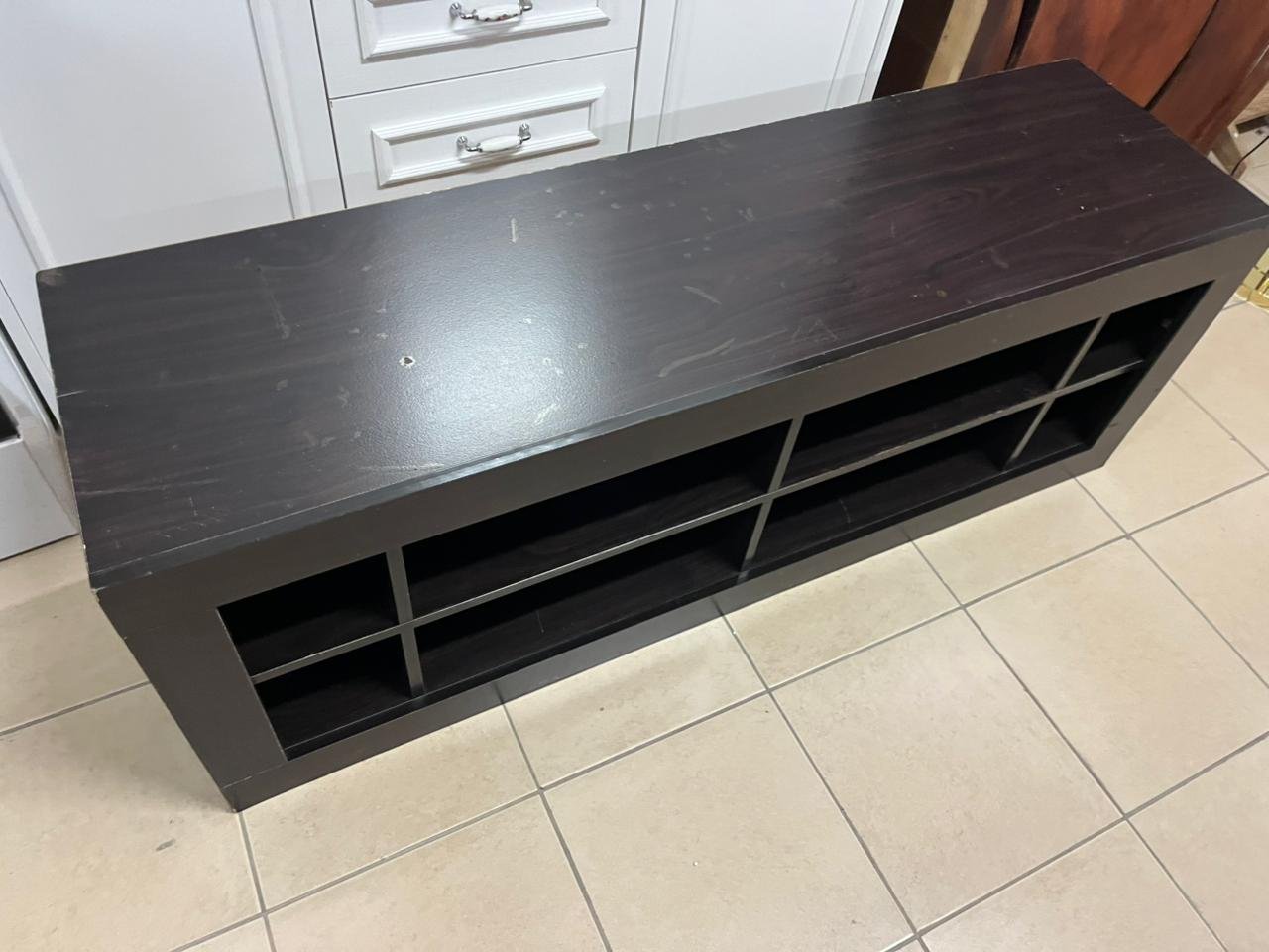 Brown TV stand - Image 4