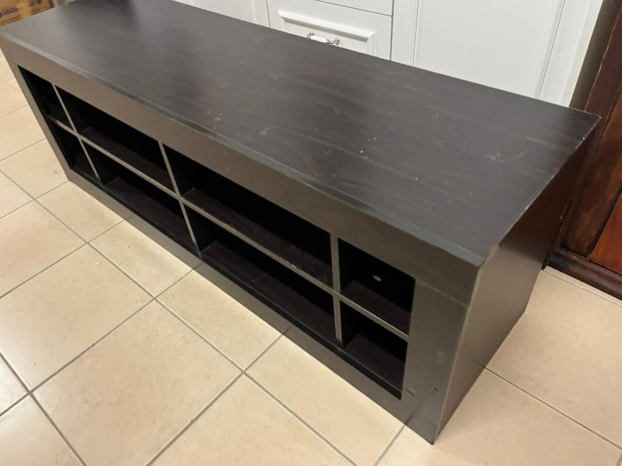 Brown TV stand - Image 5