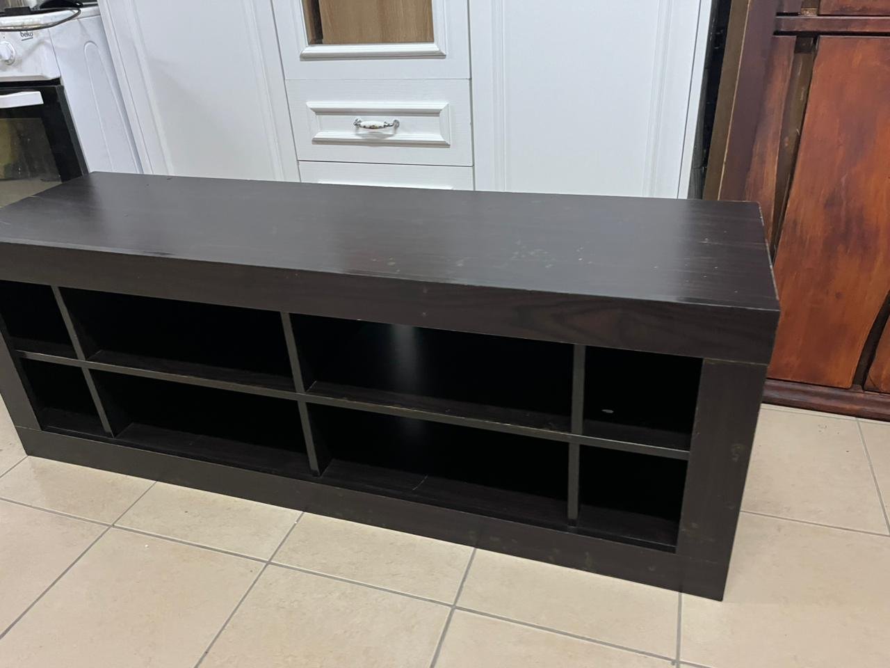 Brown TV stand