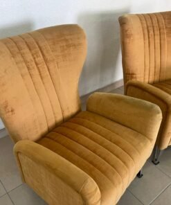 Home Centre velvet armchair