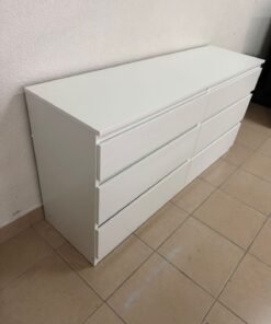 IKEA KULLEN 6-drawer chest of drawers in white