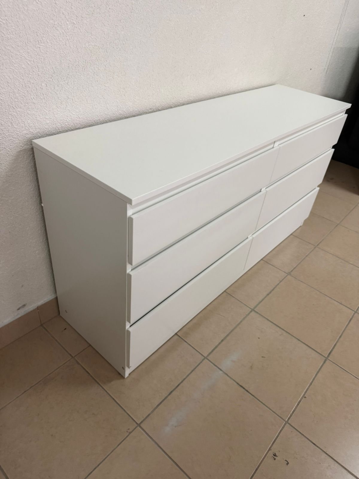 IKEA KULLEN 6-drawer chest of drawers in white