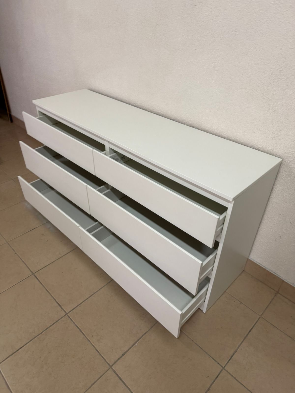 IKEA KULLEN 6-drawer chest of drawers in white - Image 7