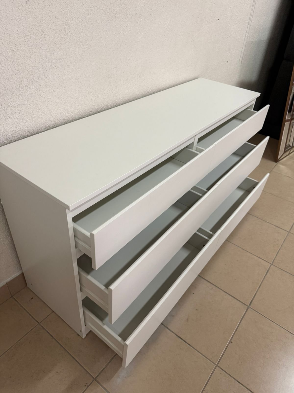 IKEA KULLEN 6-drawer chest of drawers in white - Image 8