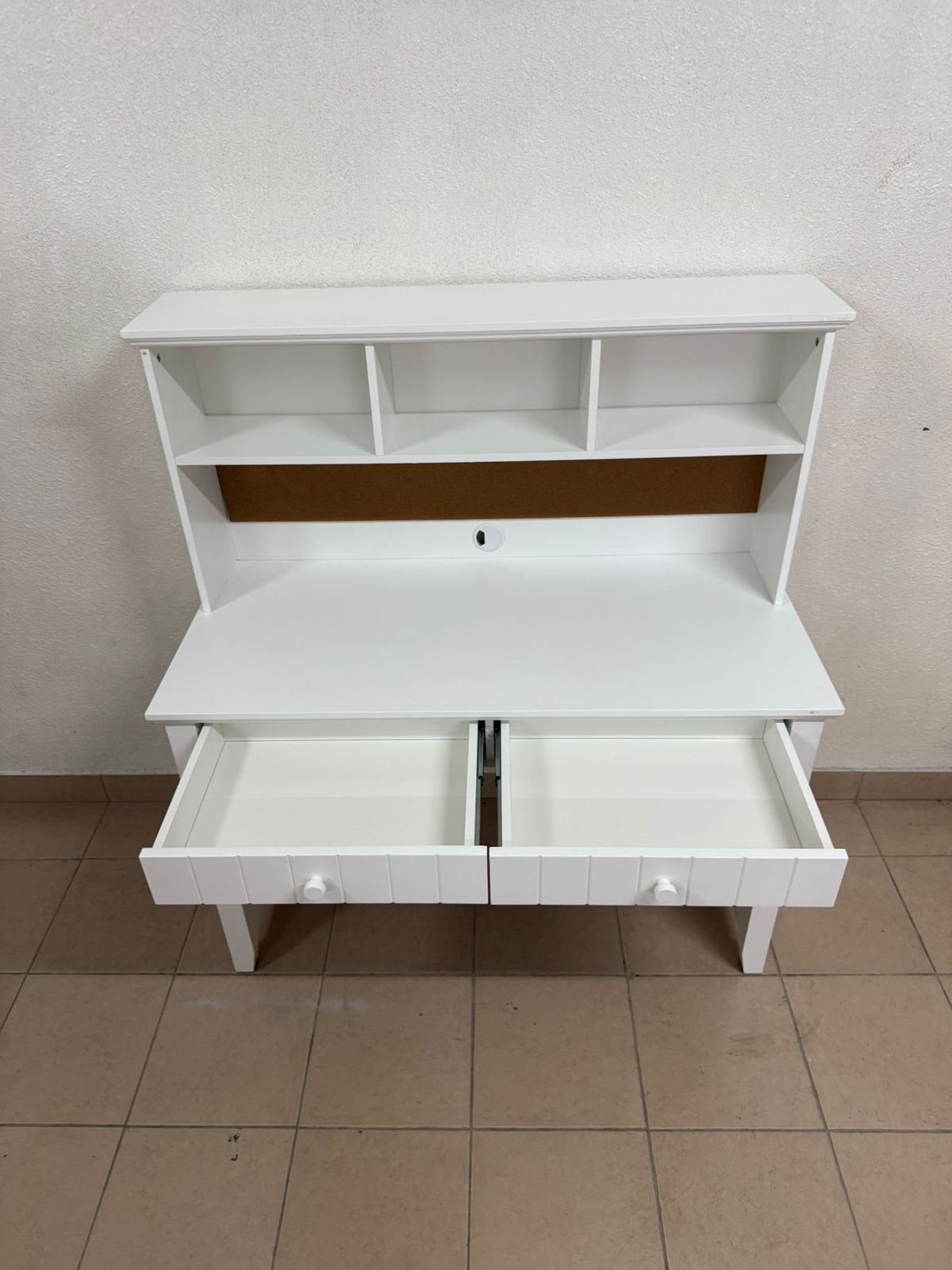 White desk and storage cabinet from Pottery Barn Kids. - Image 2