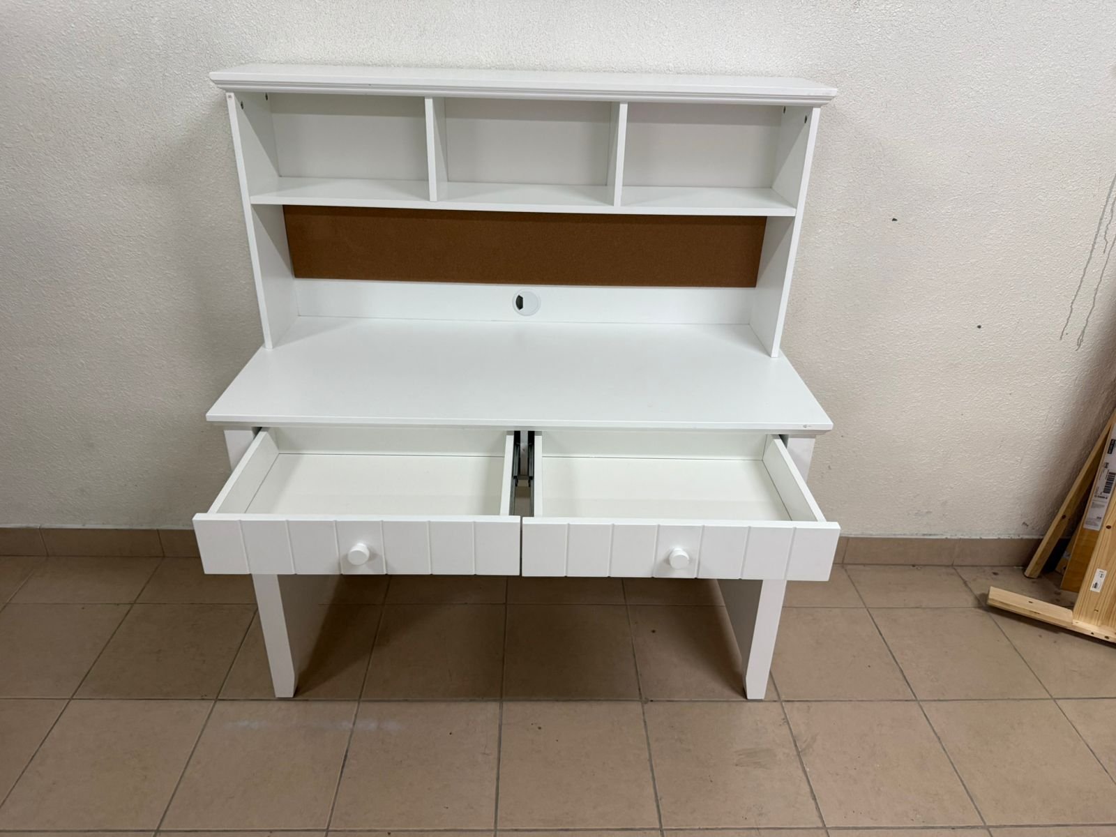 White desk and storage cabinet from Pottery Barn Kids. - Image 4